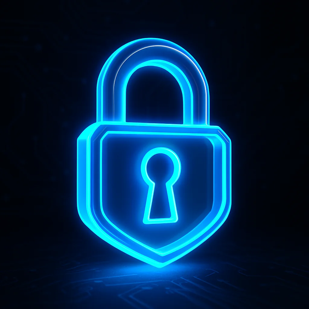 Glowing Neon Icon Example