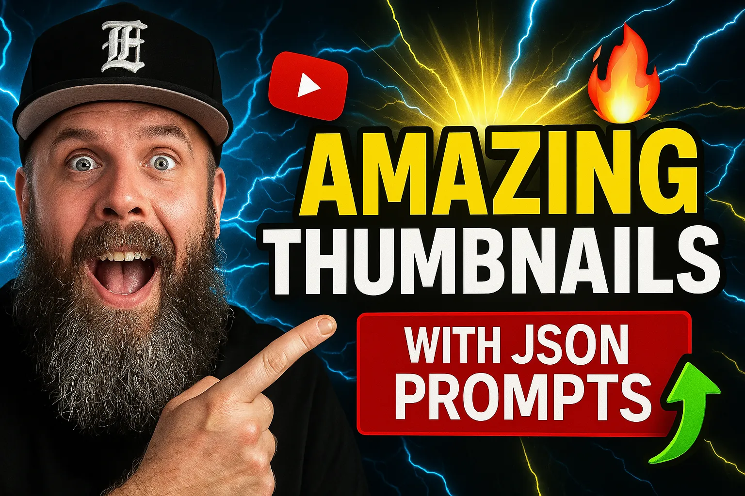 YouTube Thumbnails with JSON Prompts